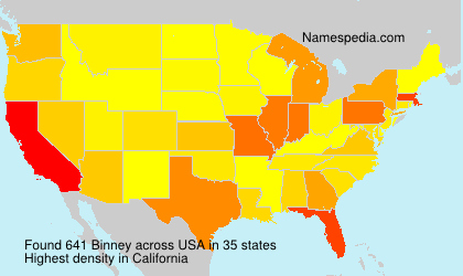 Surname Binney in USA Surname Binney in USA
