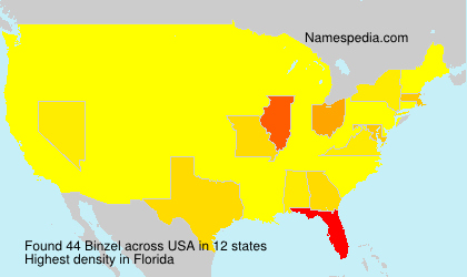 Surname Binzel in USA Surname Binzel in USA
