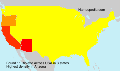 Surname Bioletto in USA Surname Bioletto in USA