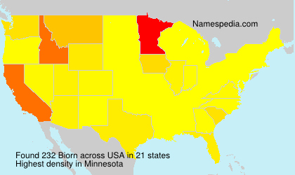 Surname Biorn in USA Surname Biorn in USA