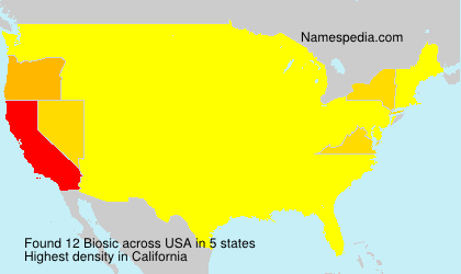 Surname Biosic in USA Surname Biosic in USA