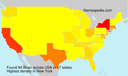 Surname Biran in USA Surname Biran in USA