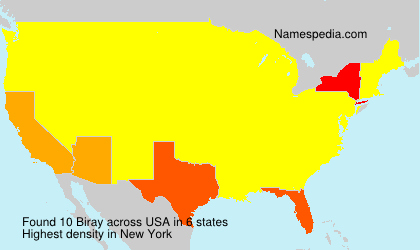 Surname Biray in USA Surname Biray in USA