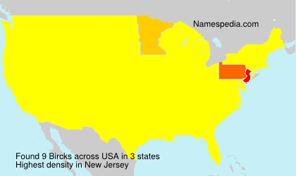 Surname Bircks in USA Surname Bircks in USA
