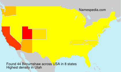 Surname Bircumshaw in USA Surname Bircumshaw in USA