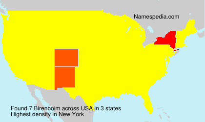 Surname Birenboim in USA Surname Birenboim in USA