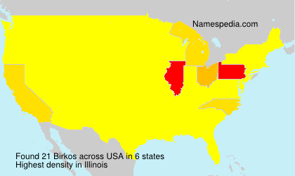 Surname Birkos in USA Surname Birkos in USA