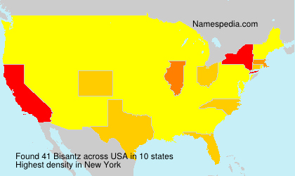 Surname Bisantz in USA Surname Bisantz in USA