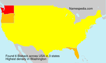 Surname Bisback in USA Surname Bisback in USA