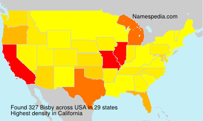 Surname Bisby in USA Surname Bisby in USA