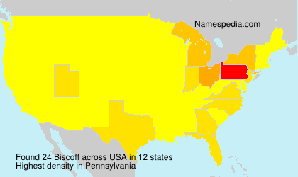 Surname Biscoff in USA Surname Biscoff in USA