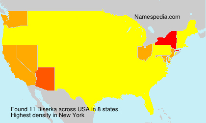 Surname Biserka in USA Surname Biserka in USA