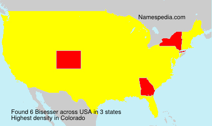 Surname Bisesser in USA Surname Bisesser in USA
