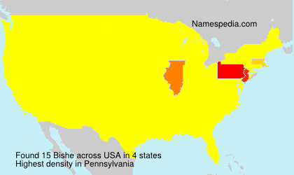 Surname Bishe in USA Surname Bishe in USA