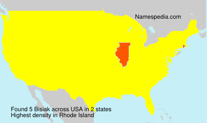 Surname Bisiak in USA Surname Bisiak in USA