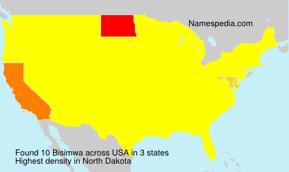 Surname Bisimwa in USA Surname Bisimwa in USA