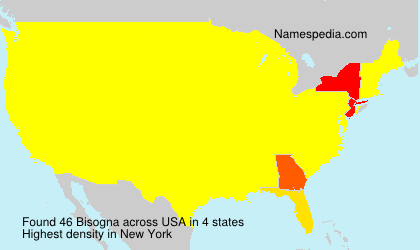 Surname Bisogna in USA Surname Bisogna in USA