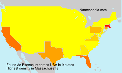 Surname Bitencourt in USA Surname Bitencourt in USA