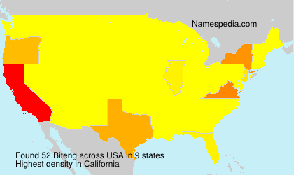 Surname Biteng in USA Surname Biteng in USA