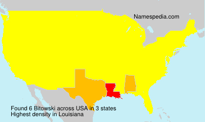 Surname Bitowski in USA Surname Bitowski in USA