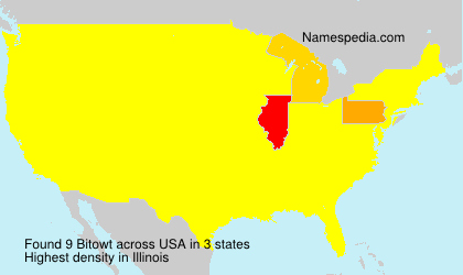 Surname Bitowt in USA Surname Bitowt in USA