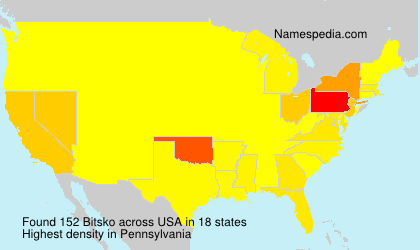 Surname Bitsko in USA Surname Bitsko in USA