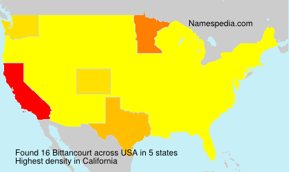 Surname Bittancourt in USA Surname Bittancourt in USA