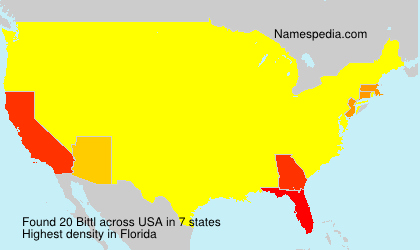 Surname Bittl in USA Surname Bittl in USA