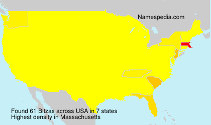 Surname Bitzas in USA Surname Bitzas in USA