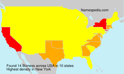 Surname Bizness in USA Surname Bizness in USA