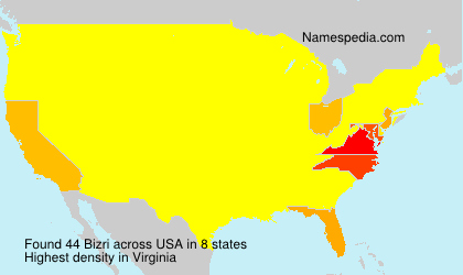 Surname Bizri in USA Surname Bizri in USA