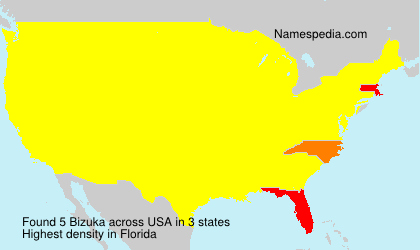 Surname Bizuka in USA Surname Bizuka in USA