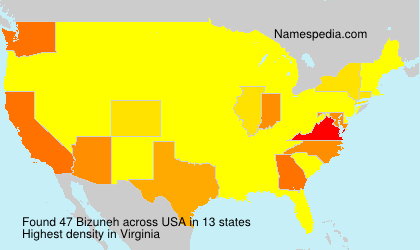 Surname Bizuneh in USA Surname Bizuneh in USA