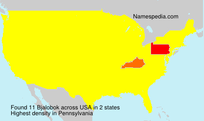 Surname Bjalobok in USA Surname Bjalobok in USA