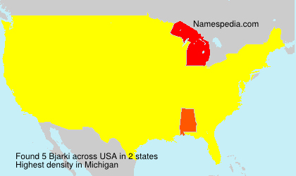 Surname Bjarki in USA Surname Bjarki in USA