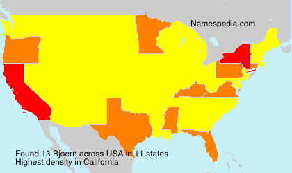 Surname Bjoern in USA Surname Bjoern in USA