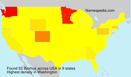 Surname Bjorhus in USA Surname Bjorhus in USA