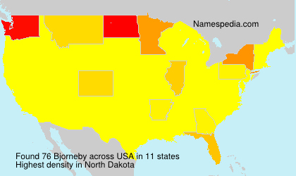 Surname Bjorneby in USA Surname Bjorneby in USA
