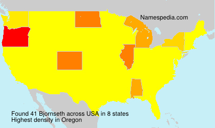 Surname Bjornseth in USA Surname Bjornseth in USA