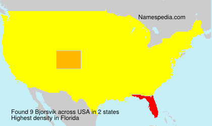 Surname Bjorsvik in USA Surname Bjorsvik in USA