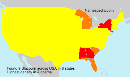 Surname Blacburn in USA Surname Blacburn in USA