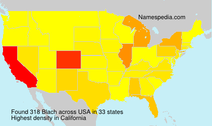 Surname Blach in USA Surname Blach in USA