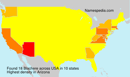 Surname Blachere in USA Surname Blachere in USA