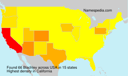Surname Blachley in USA Surname Blachley in USA