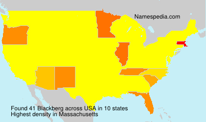 Surname Blackberg in USA