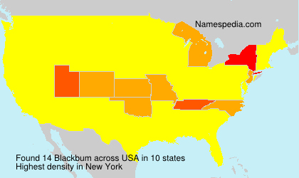 Surname Blackbum in USA Surname Blackbum in USA
