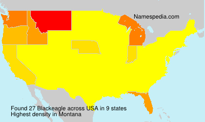 Surname Blackeagle in USA Surname Blackeagle in USA