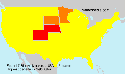 Surname Blackelk in USA