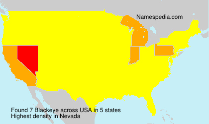 Surname Blackeye in USA Surname Blackeye in USA