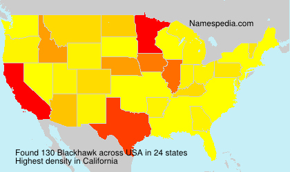 Surname Blackhawk in USA Surname Blackhawk in USA